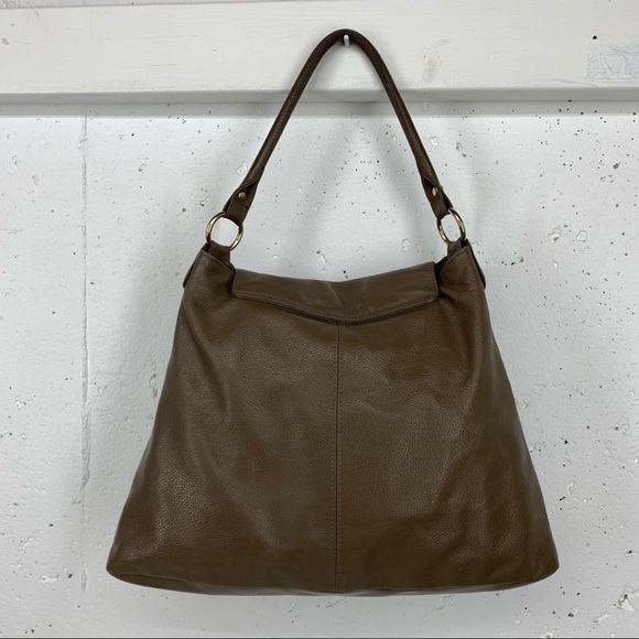 Onna Ehrlich Taupe Tassel Leather Shoulder Bag - Picture 3 of 16